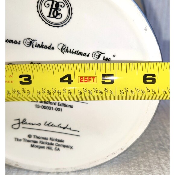 Vintage 2005 Thomas Kincade Christmas Tree Ceramic Base #A2888, Great cond. - Picture 11 of 12